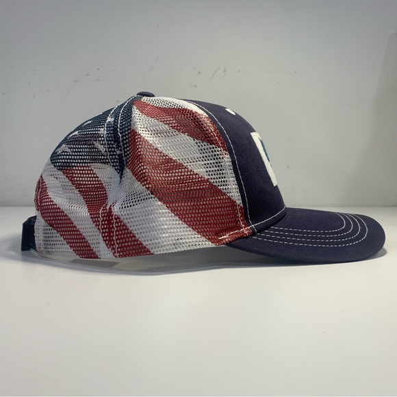 Paramount Apparel Map Freedom American Flag Ball Cap One Size Red White Blue - Picture 2 of 12